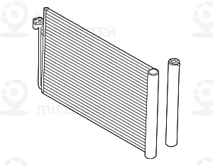 Kondensator Klimaanlage
 BMW 64536805452