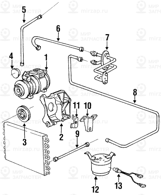 Напор.трубопровод осушитель-сдвоен.труба
 BMW 64538391433
