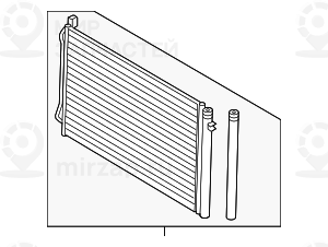 Конденсатор кондиционера с осушителем
 BMW 64539229021