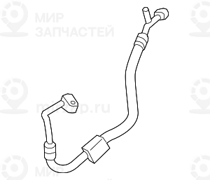 Всасыв.трубопровод испарителя-компресс.
 BMW 64539334689