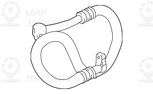 Всасыв.трубопровод Испарителя-Компресс.
 BMW 64539337135