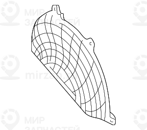 Защитная Решетка Доп. Вентилятора Вх
 BMW 64548361937