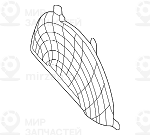 Защитная решетка доп. вентилятора Вх
 BMW 64548377800