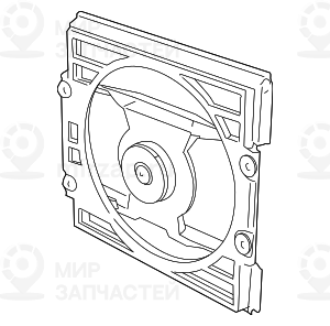 Нажимная рама
 BMW 64548380782