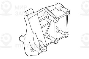 Опорный кронштейн компрессора кондиц.
 BMW 64551432237
