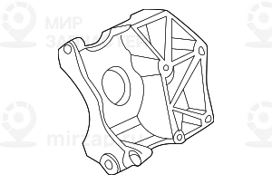 Опорный кронштейн компрессора кондиц.
 BMW 64551739627