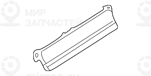 Глухая панель радиоприемника
 BMW 65128229147