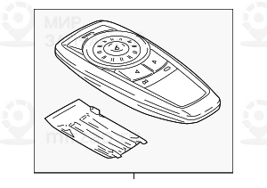 Fondfernbedienung Audio
 BMW 65129290510
