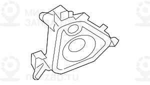 Lautsprechertrager D-Saule Links
 BMW 65136811963