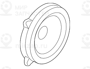 Mitteltonlautsprecher Top-Hifi-System
 BMW 65136813105