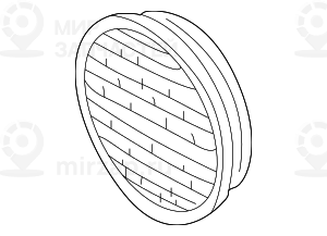 Накладка динамика SCHWARZ
BMW 65138368240