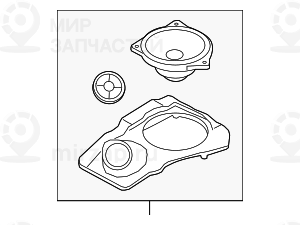Держатель стереодинамика Hifi Л HIFI-SYSTEM
 BMW 65139151969