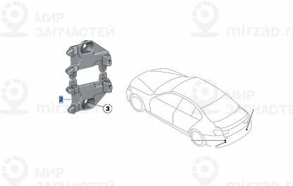 Держ.эбу предупр.об опасн.при перестр.
 BMW 66326795928