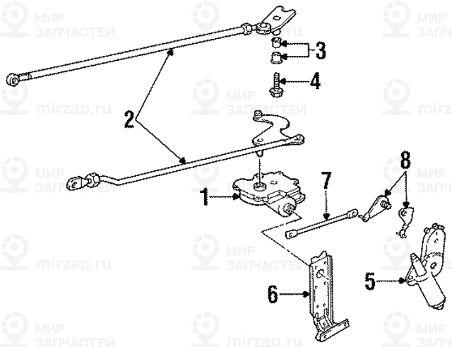 Привод крышки отделения для скл.верха
 BMW 67618353577