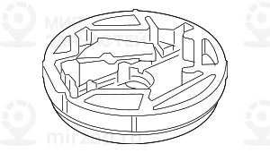 Ниша для аварийного колеса
 BMW 71106786508
