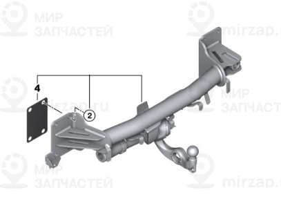 Комплект Тягово-Сцепное Устр. Исп. Сша
 BMW 71606889276