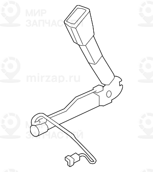 Натяжитель ремня безопасности Л
 BMW 72117259387