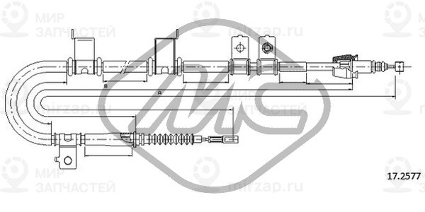 Запчасть METALCAUCHO 82006