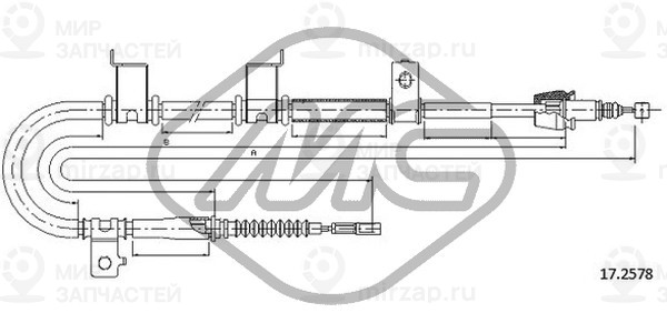Запчасть METALCAUCHO 82007