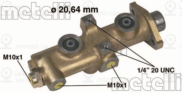 Главный тормозной цилиндр METELLI 050133