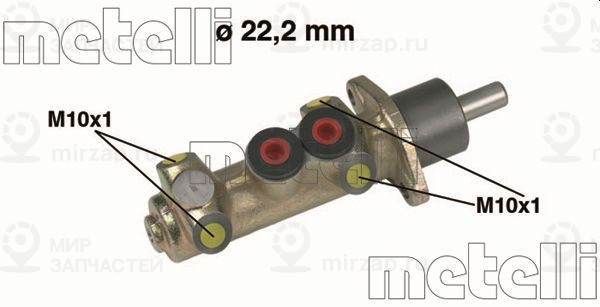 Главный тормозной цилиндр METELLI 050208