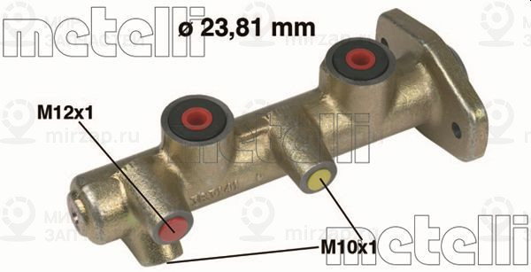 Главный тормозной цилиндр METELLI 050270