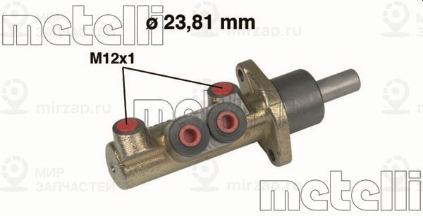 Главный тормозной цилиндр METELLI 050311
