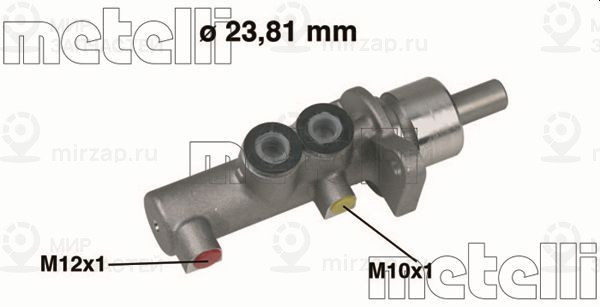 Главный тормозной цилиндр METELLI 050378