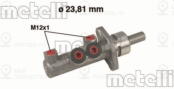Главный тормозной цилиндр METELLI 050385