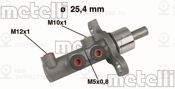 Главный тормозной цилиндр METELLI 050438