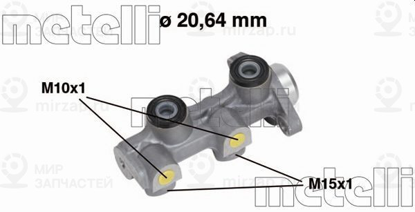 Главный тормозной цилиндр METELLI 050507