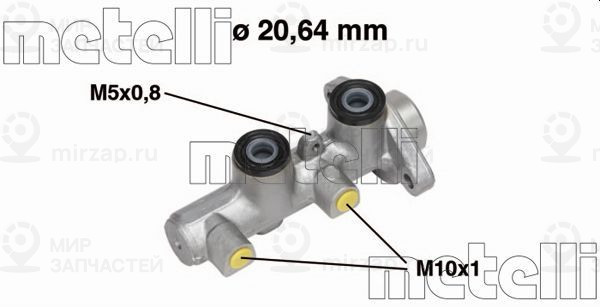 Главный тормозной цилиндр METELLI 050514