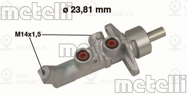 Главный тормозной цилиндр METELLI 050648