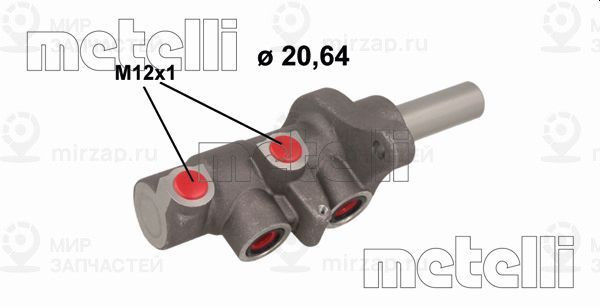 Главный тормозной цилиндр METELLI 051132