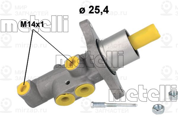 Главный тормозной цилиндр METELLI 051185