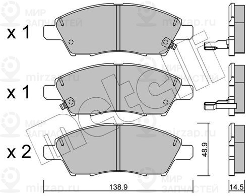 Запчасть METELLI 2210790