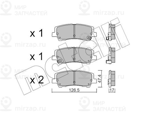 Запчасть METELLI 2211840