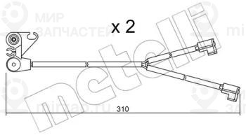 Запчасть METELLI SU170K