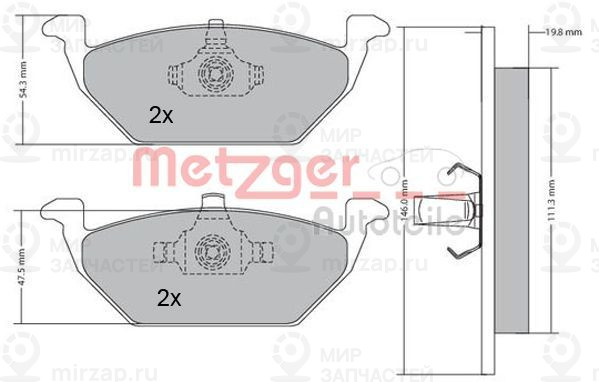 Запчасть METZGER 1170027