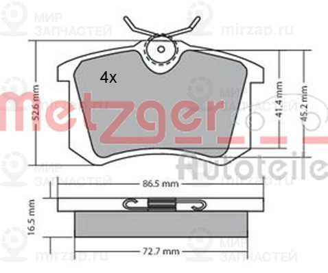 Запчасть METZGER 1170060