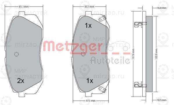 Запчасть METZGER 1170186