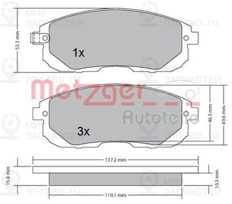 Запчасть METZGER 1170208