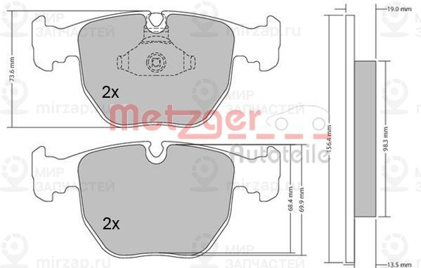Запчасть METZGER 1170238