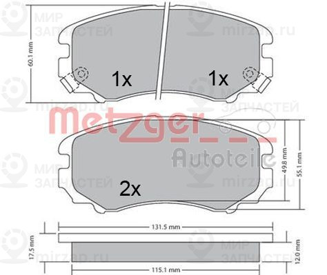 Запчасть METZGER 1170379