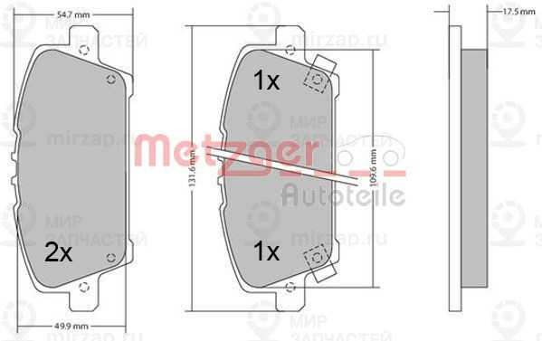 Запчасть METZGER 1170384