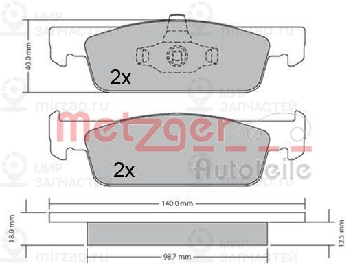 Запчасть METZGER 1170621