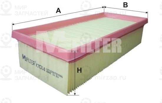 Фильтр воздушный MFILTER K7014