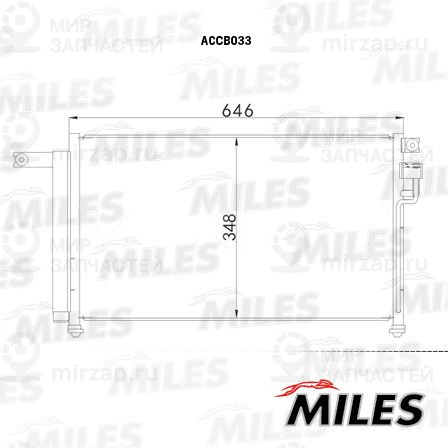 Запчасть MILES ACCB033