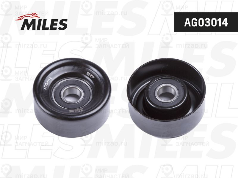 Натяжитель ремня, клиновой зубча MILES AG03014
