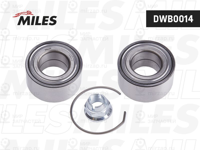 Комплект подшипника ступицы колеса MILES DWB0014